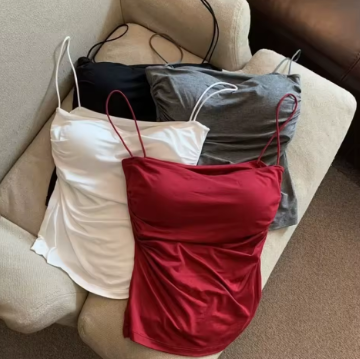 1-piece elegant pleated waist corset - soft support padding